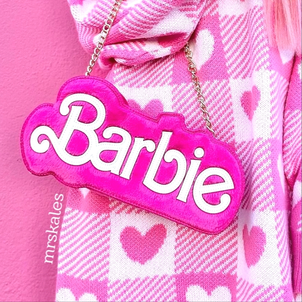 Barbie Fuzzy Crossbody Bag